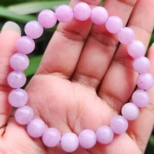 Kunzite crystal bracelet